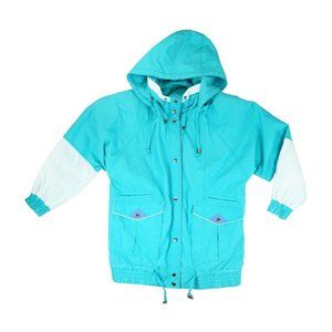 CS Be In The Current Seen‎ Vintage 80s Size Small S Windbreaker Jacket Women's